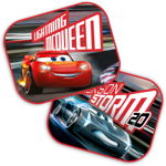 Parasolar auto cu ventuze Disney Cars, 44x35cm, set 2buc