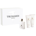 Set Cadou Trussardi Donna 1911, Femei, Apa de Parfum, 100 ml + Lotiune de Corp, 200 ml + Gel de Dus, 200 ml