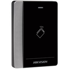 Cititor de carduri Hikvision DS-K1102AM, Pro series, suporta caduri Mifare frecventa: 13.56 MHz, conectivitate: RS-485 si protocol Wiegand, Hikvision