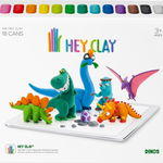 Tm Toys Hey Clay - Dinozauri din aluat din plastic HCLSE006, Tm Toys