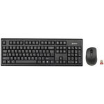 Kit tastatura + mouse A4tech 7100N, wireless, negru