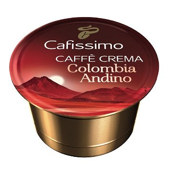 Capsule cafea, 10 capsule/cutie, Caffe Crema, TCHIBO Cafissimo Columbia Andino