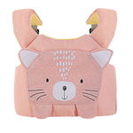 Ham de siguranta pentru copii KikkaBoo Cat Pink, KikkaBoo