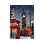Puzzle Gold Puzzle - London at Xmas, 1.000 piese (Gold-Puzzle-61536), Gold Puzzle