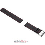 Curea smartwatch Garett MEN 5S Black/Red Leather