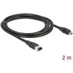 82577, IEEE 1394 cable - 6 pin FireWire to 4 pin FireWire - 2 m, DELOCK