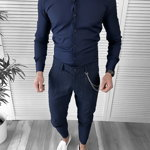 Tinuta barbati smart casual Pantaloni + Camasa 10114, 