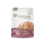 APPLAWS Cat Filet PLic hrana umeda pisica, cu ton si somon in aspic 70 g, APPLAWS