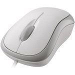 Mouse Microsoft Basic, Wired, alb, MICROSOFT
