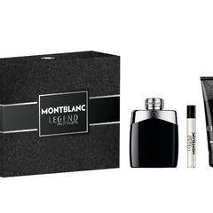 Montblanc Legend Pentru Barbati EDT 100 ml + EDT MINI 7.5 ml + SG for Body & Hair 100 ml (Barbati), Montblanc