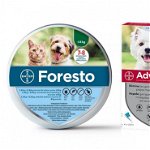 Pachet Foresto S + Advantix 4-10kg, Bayer