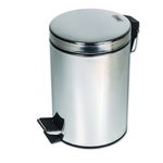 Cos De Gunoi, Capacitate 20l, Inox, Pedala Pentru Ridicarea Capacului, Maner Pentru Transport, Argintiu, KlaussTech