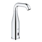 Baterie cu senzor infrarosu Grohe Essence E, senzor bidirectional, ventil electromagnetic, baterie litiu, 150 actionari/zi, dezinfectare termica, 7 programe presetate, Crom, Grohe