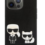 Husa Protectie Spate Karl Lagerfeld KLHCP13XPCUSKCBK, pentru iPhone 13 Pro Max (Negru)