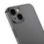 Husa sticla mat pentru Iphone 13 Pro (negru) + sticla temperata, Baseus