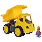 Camion basculant Big Power Worker cu figurina, Big