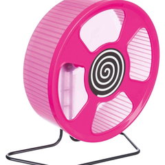 Roata De Alergare Pentru Rozatoare, Trixie, Cu Suport, Plastic, 33 cm, Diverse Culori, 61012