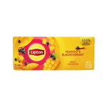Ceai de mango si coacaze Lipton 20 plicuri, 32 g Engros, 