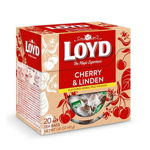 Loyd Cherry Linden ceai piramida 20 buc