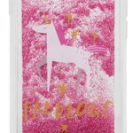 Husa Protectie Spate Lemontti Liquid Sand Fabulous Glitter pentru Apple iPhone 8 / 7