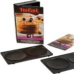 Set 2 placi pentru clatite Tefal Snack Collection+ Carte de retete, XA801012, Tefal