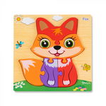 Puzzle 3D Vulpe Montessori, Nurio