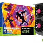 Placa Video Zotac GAMING GeForce RTX 4060 OC Spider-Man: Across The Spider-Verse Bundle 8GB GDDR6 128 biti, Zotac
