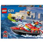 LEGO® City Barca de salvare a pompierilor 60373, LEGO