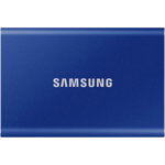 SSD extern Samsung T7 portabil, 2TB, USB 3.2, Indigo Blue, Samsung