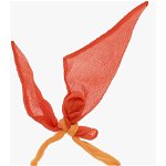 Isabel Marant Silver-Tone Paloma Choker With Silk Bow Orange