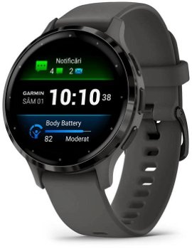 Smartwatch GARMIN Venu 3S 41mm, Wi-Fi, GPS, Android/iOS, silicon, Pebble Gray/Slate