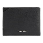 CALVIN KLEIN, Portcart de piele, Negru