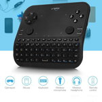 Mini tastatura smart gamepad wireless 6 functii, microfon, audio Jack 3.5 mm, telecomanda, Uniplay, Uniplay