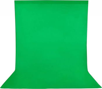 Fundal foto Andoer, bumbac/poliester, verde, 160 x 300 cm