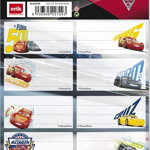Cars Cars - Autocolante pentru caiet sau carte (16 buc.), Cars
