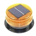 Girofar led solar portocaliu, led light alex