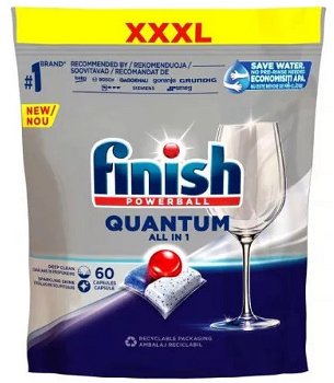 Finish Quantum Regular Detergent sub form\u0103 de tablete pentru ma\u0219ina de sp\u0103lat vase 60 buc