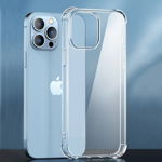 Husa transparenta din silicon cu intarituri la colturi pentru iPhone 14 Pro Max, Star