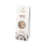 Cutie 3 trufe vegane cu nuca de cocos si chia, 30g, Nouri, Nouri