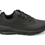 Pantofi sport SKECHERS negri, UNO LITE, din piele ecologica, Skechers
