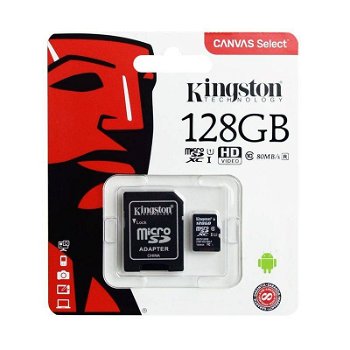 Micro SD CARD 128GB clasa 10 KINGSTON, KINGSTON