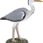 Figurina - Wild Animal Kingdom - Grey Heron, Gri, 9 cm, Papo