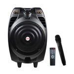 Boxa activa tip troler Bluetooth Akai, 50 W, USB, radio FM, functie inregistrare, microfon