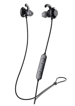 Casti Audio Sport In Ear Skullcandy Method Active, Wireless, Bluetooth, Microfon, Autonomie 10 ore, Black Gray