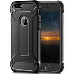 Husa pentru iPhone SE, 5, 5S - Techsuit Hybrid Armor - Black, Techsuit