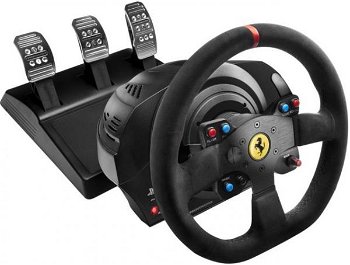 Volan cu pedale Thrustmaster Ferrari Integral Alcantara Edition (PS3, PS4, PC), Thrustmaster