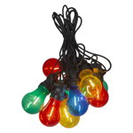 Ghirlanda luminoasa pentru exterior Best Season, Circus Filament 10 lights LED, carcasa: plastic, LED, multicolor, 405x6x15 cm - Best Season, Best Season