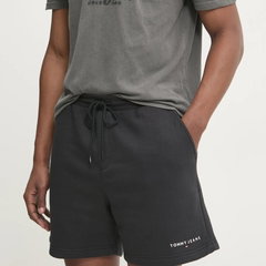 Tommy Jeans pantaloni scurti barbati, culoarea verde, DM0DM20637, Tommy Jeans