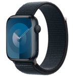 Smartwatch Apple Watch 9 GPS, 45mm Midnight Aluminium Case, Midnight Sport Loop, Apple