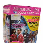 Set 400 cartonase Fotbalisti Superliga Campionilor - Stele mondiale 2023, 2024, Krista